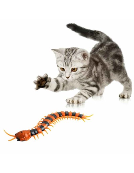 Electric Centipede Cat Teaser Toy With Remote