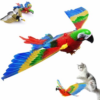 Flying Bird Cat Toy, Simulation Bird Interactive Cat Toy for Indoor Cats