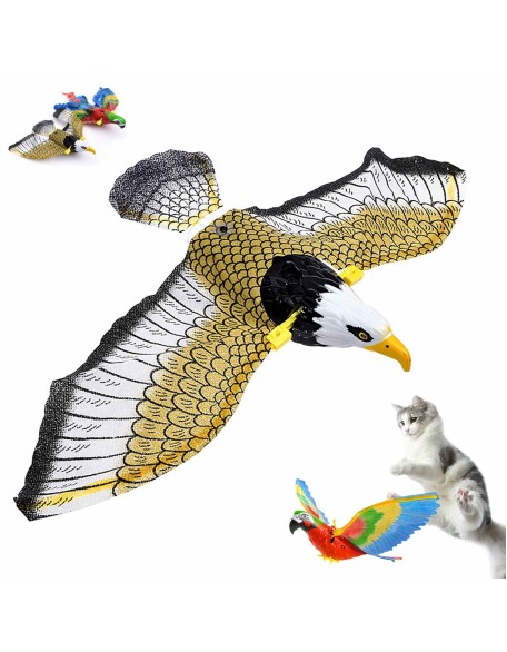 Flying Bird Cat Toy, Simulation Bird Interactive Cat Toy for Indoor Cats