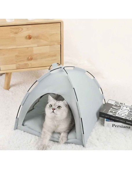 Indoor Camping Foldable Cat Tent Bed