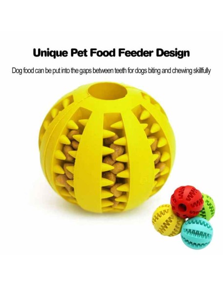 Tooth Cleaning Chew Dog Ball & Toy