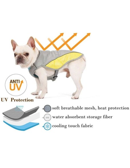 Dog Cooling Vest Harness Jacket  For Summers