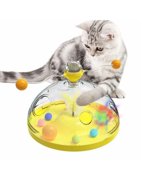 Windmill Interactive Turntable Cat Toy