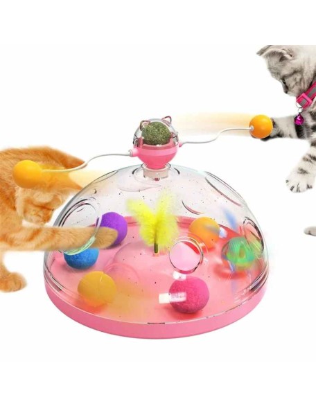 Windmill Interactive Turntable Cat Toy