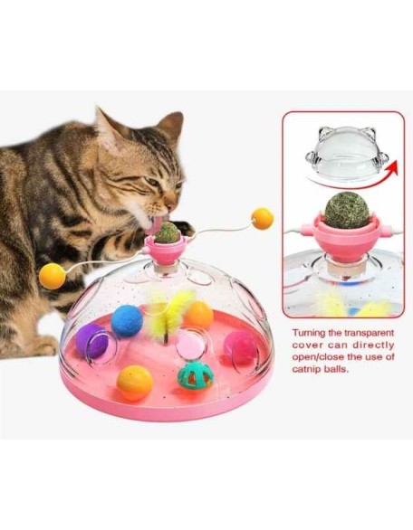 Windmill Interactive Turntable Cat Toy