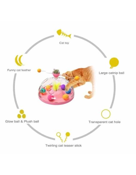 Windmill Interactive Turntable Cat Toy