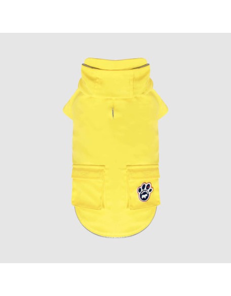 Dog Raincoat Pet Water Proof Clothes Lightweight Rain Jacket Poncho Hoodies with Strip Reflective