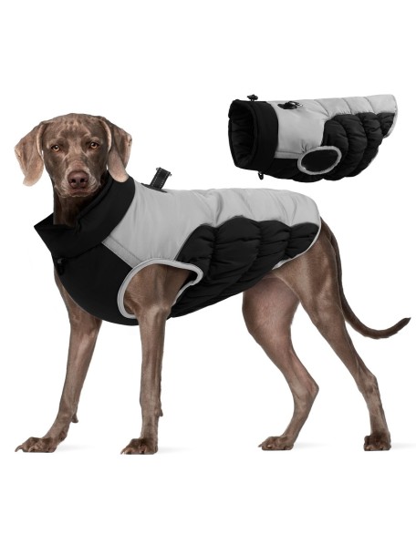 Reflective Dogs Thickening Jacket Waterproof Dog  Harness, Dog Snowsuit