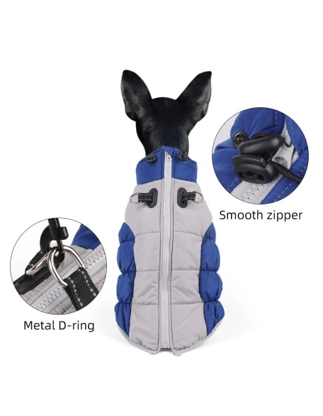 Reflective Dogs Thickening Jacket Waterproof Dog  Harness, Dog Snowsuit