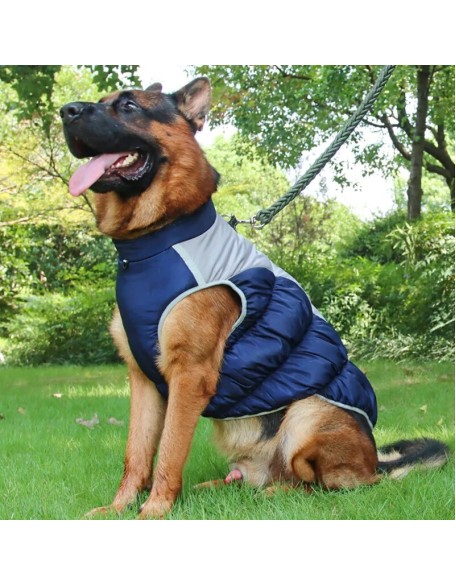 Reflective Dogs Thickening Jacket Waterproof Dog  Harness, Dog Snowsuit