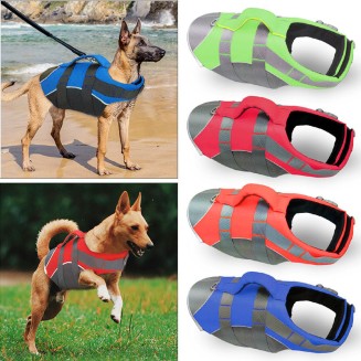 Pet Dog Life Jacket Vest Portable Breathable Swimwear